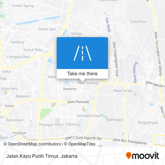 Jalan Kayu Putih Timur map