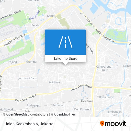 Jalan Keakraban 6 map