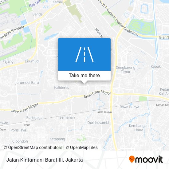 Jalan Kintamani Barat III map