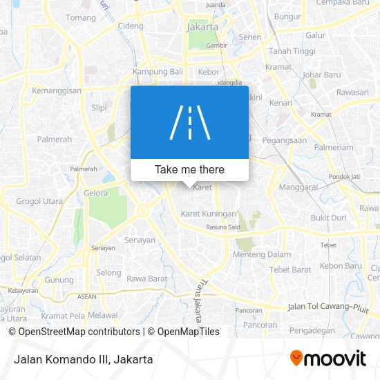 Jalan Komando III map