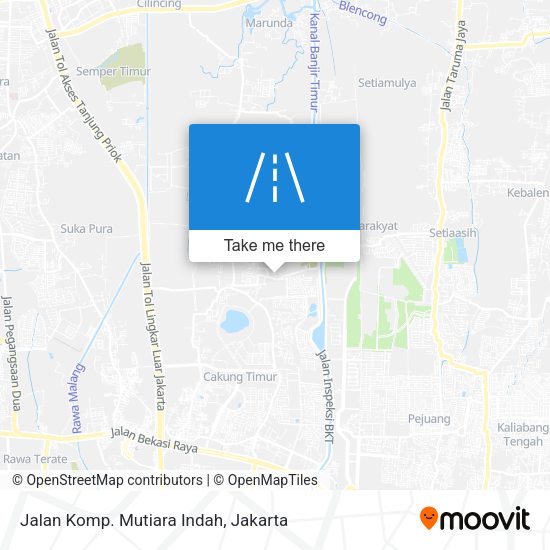 Jalan Komp. Mutiara Indah map