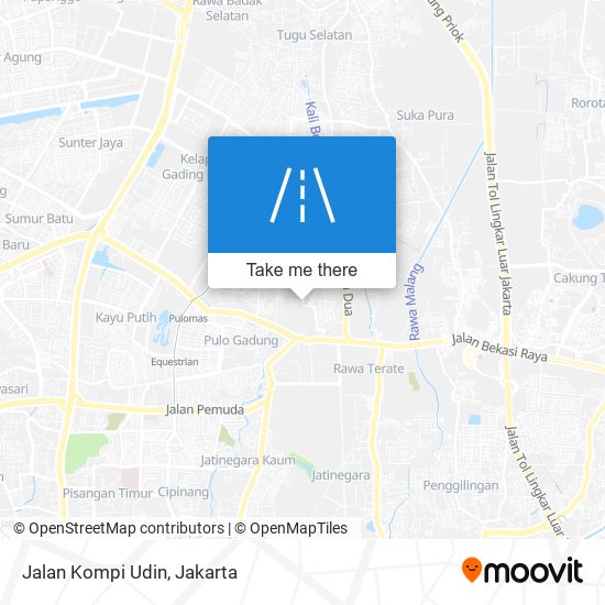 Jalan Kompi Udin map