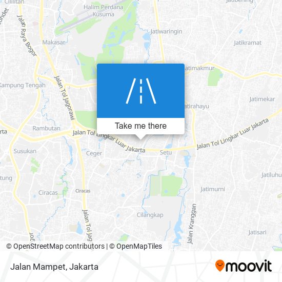 Jalan Mampet map