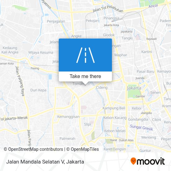 Jalan Mandala Selatan V map