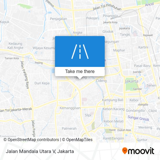 Jalan Mandala Utara V map