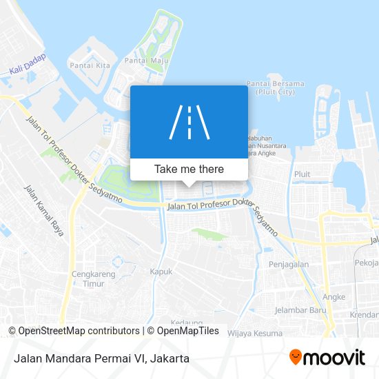 Jalan Mandara Permai VI map