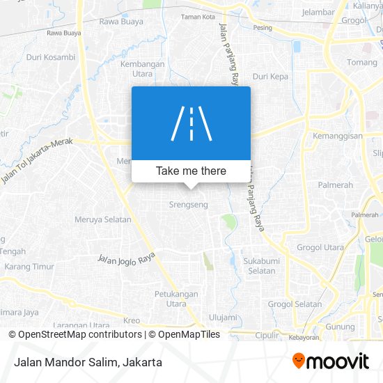 Jalan Mandor Salim map