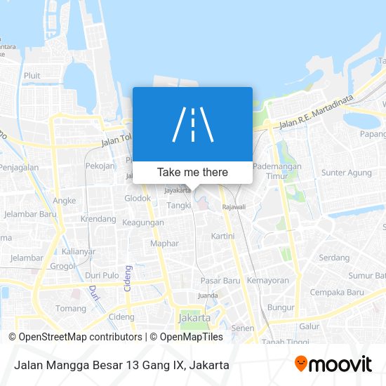 Jalan Mangga Besar 13 Gang IX map