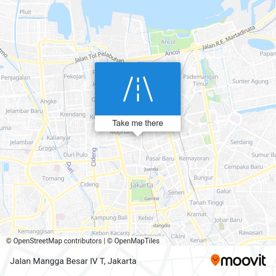 Jalan Mangga Besar IV T map