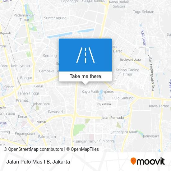 Jalan Pulo Mas I B map