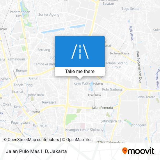 Jalan Pulo Mas II D map