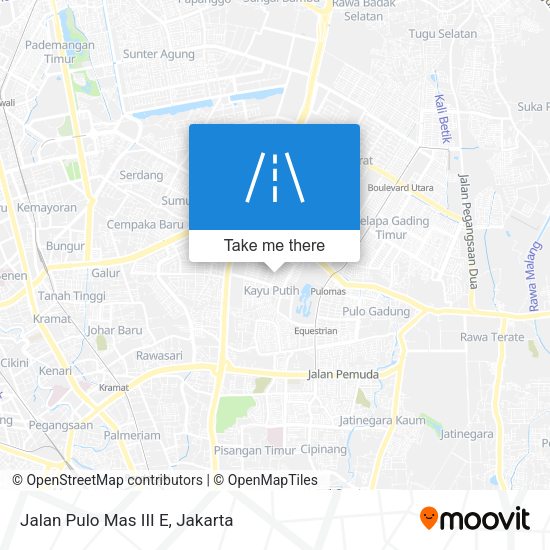 Jalan Pulo Mas III E map