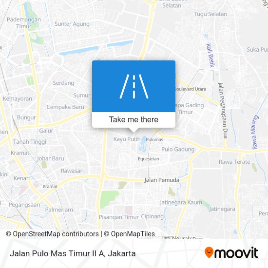 Jalan Pulo Mas Timur II A map