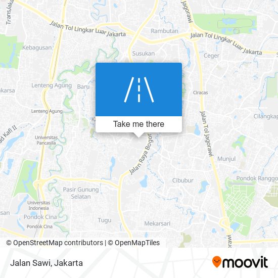 Jalan Sawi map