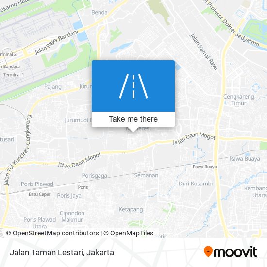 Jalan Taman Lestari map