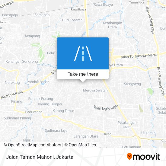 Jalan Taman Mahoni map