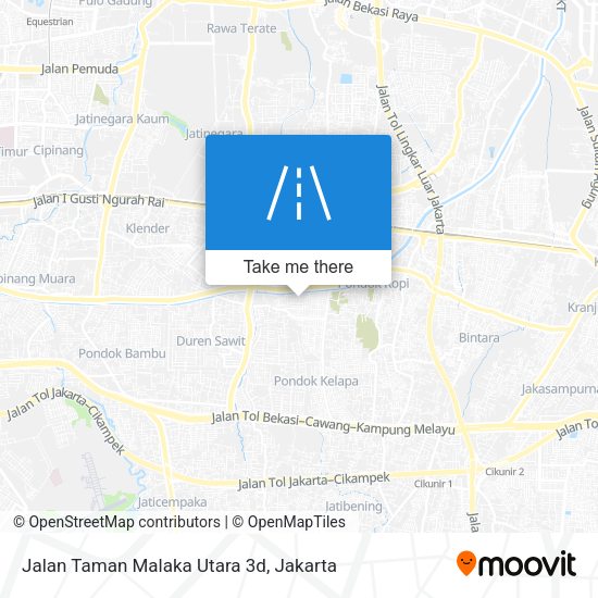 Jalan Taman Malaka Utara 3d map