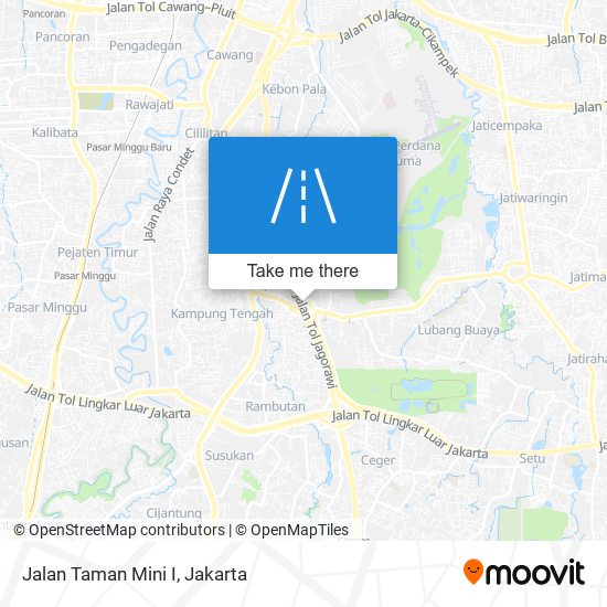 Jalan Taman Mini I map