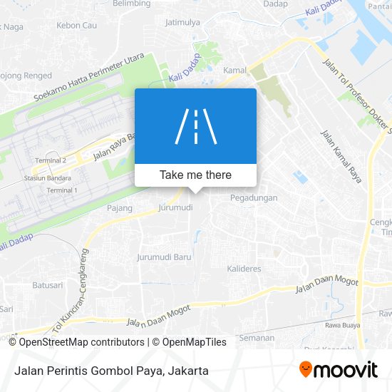 Jalan Perintis Gombol Paya map
