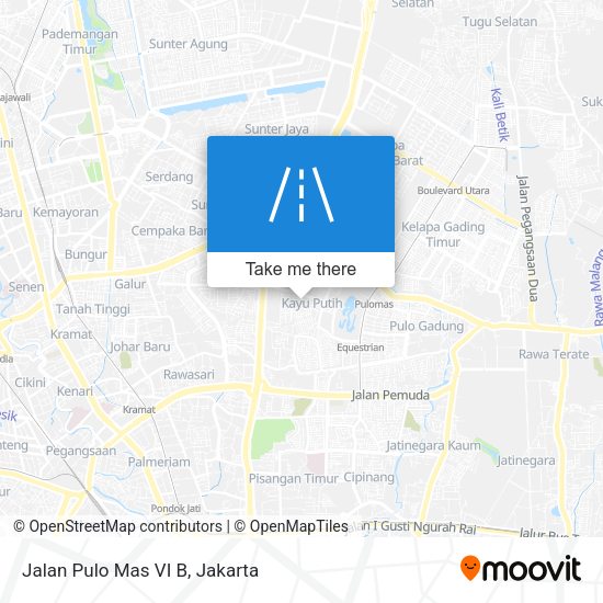 Jalan Pulo Mas VI B map