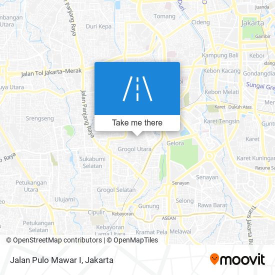 Jalan Pulo Mawar I map