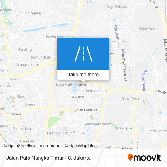 Jalan Pulo Nangka Timur I C map