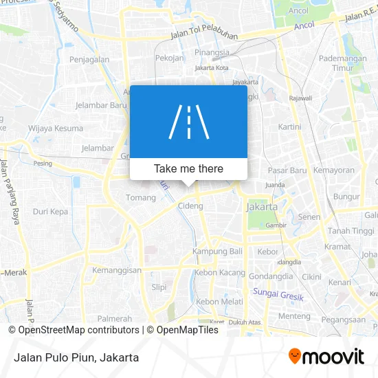 Jalan Pulo Piun map