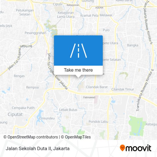 Jalan Sekolah Duta II map
