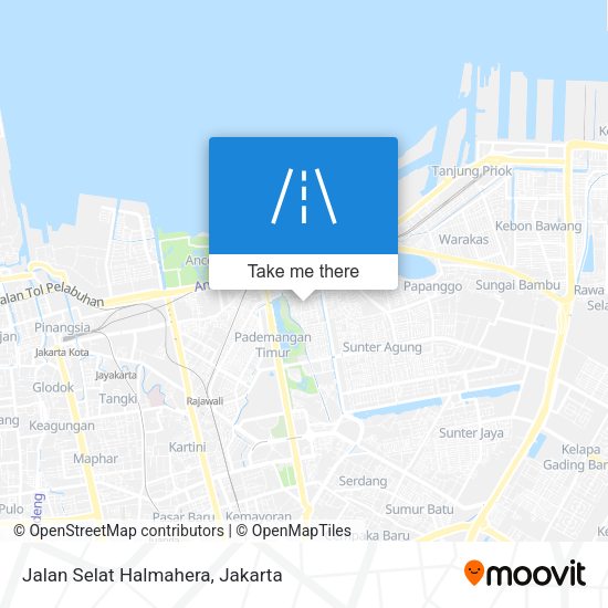 Jalan Selat Halmahera map