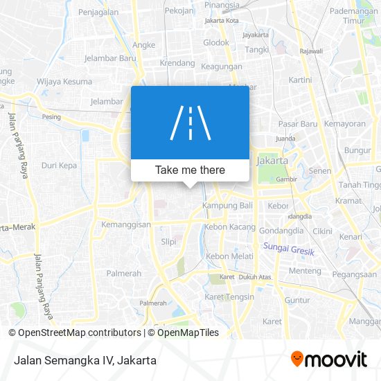 Jalan Semangka IV map