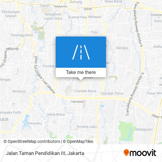 Jalan Taman Pendidikan III map