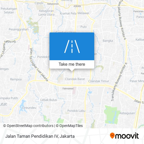 Jalan Taman Pendidikan IV map