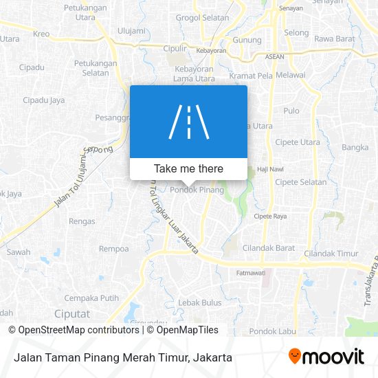 Jalan Taman Pinang Merah Timur map