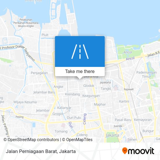 Jalan Perniagaan Barat map