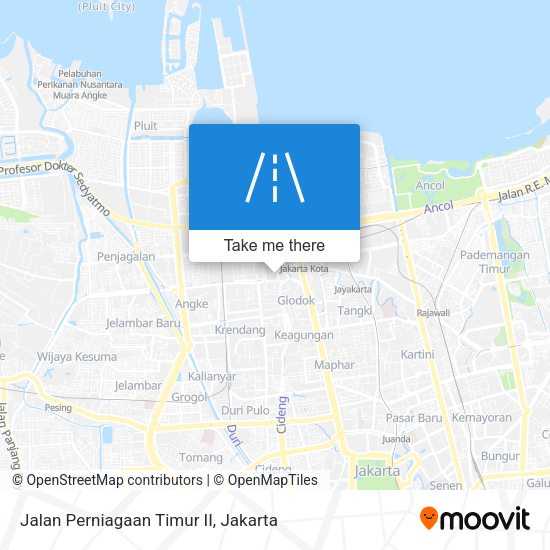 Jalan Perniagaan Timur II map