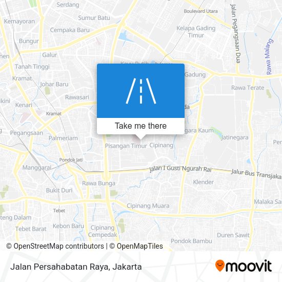 Jalan Persahabatan Raya map