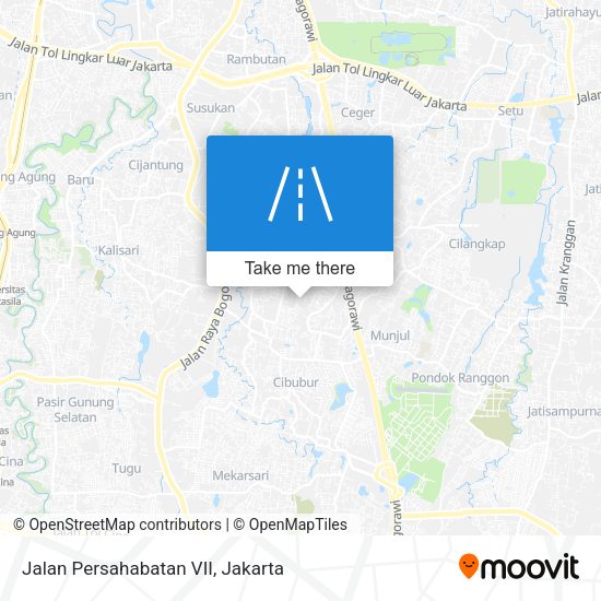 Jalan Persahabatan VII map