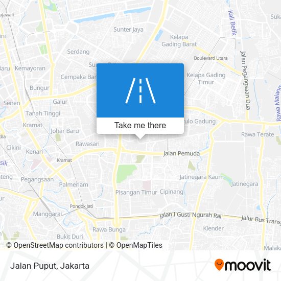 Jalan Puput map