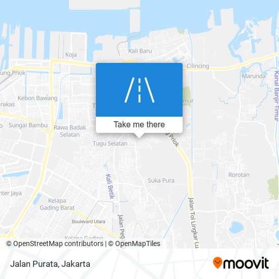 Jalan Purata map