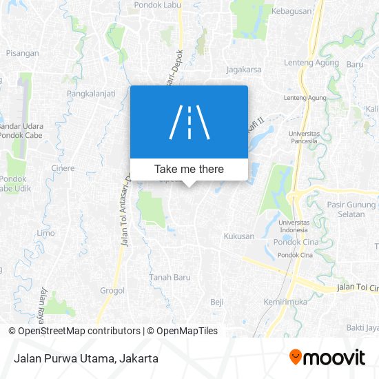 Jalan Purwa Utama map