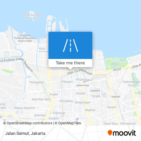 Jalan Semut map