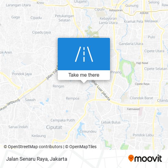 Jalan Senaru Raya map