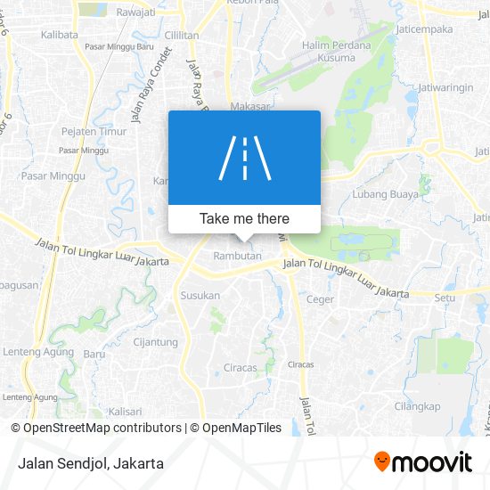 Jalan Sendjol map