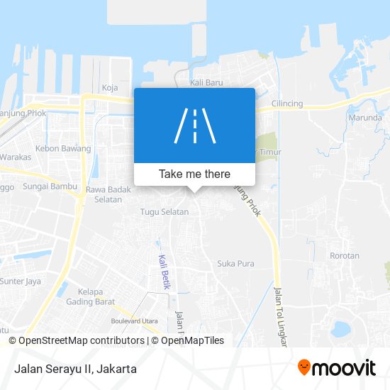 Jalan Serayu II map