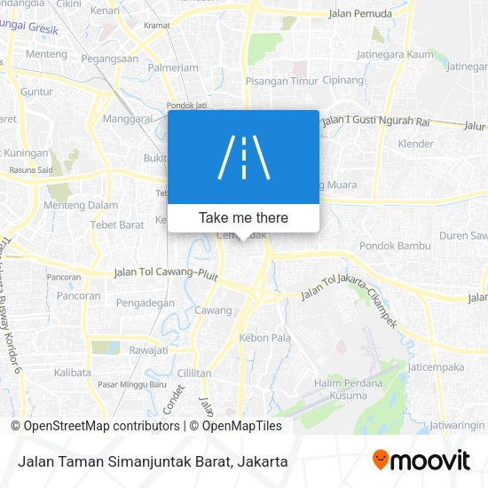 Jalan Taman Simanjuntak Barat map
