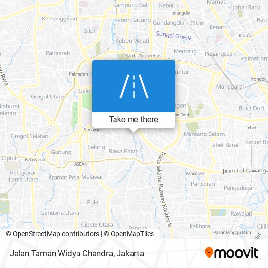 Jalan Taman Widya Chandra map