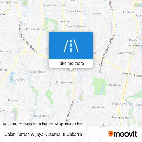 Jalan Taman Wijaya Kusuma III map