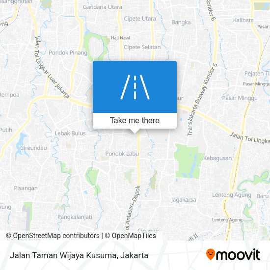 Jalan Taman Wijaya Kusuma map