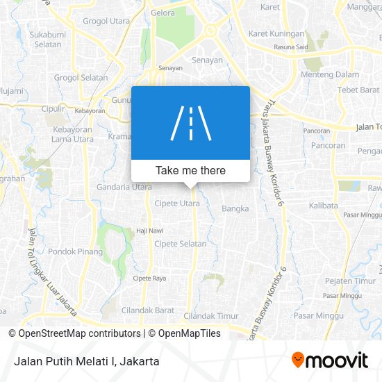 Jalan Putih Melati I map