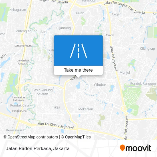 Jalan Raden Perkasa map
